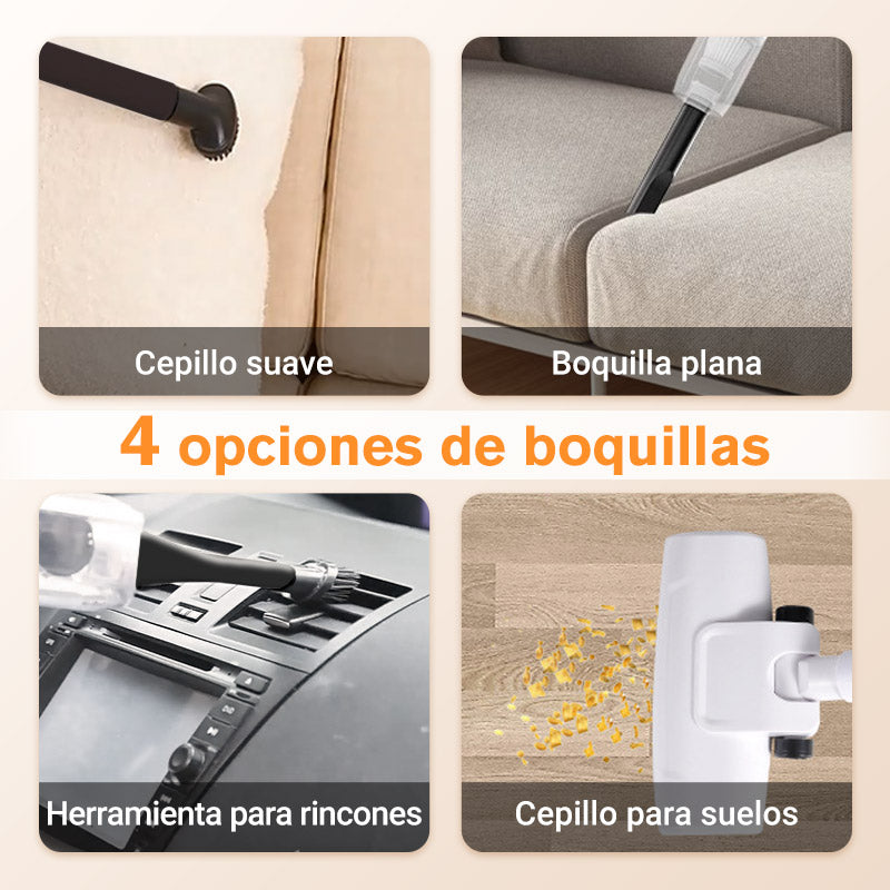 Aspirador sin cable multiusos para el hogar y el coche